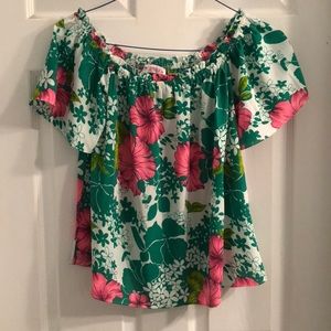 Izzy & Lola off the shoulder top